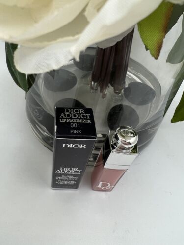 DIOR ADDICT Lip Maximizer 001 Pink 2mL/0.06 fl oz Sample Mini Size - Picture 2 of 2