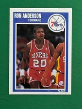 1989-90 Fleer Basketball #112 Ron Anderson RC