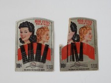 Hump Hairpin Mfg. Co. BOB-ETTES HOLD-BOB Black Vintage Bobby Pins