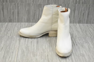 frye demi zip bootie white