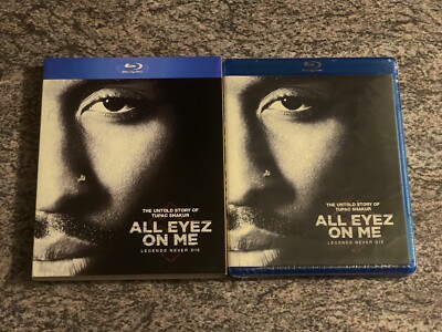 All Eyez On Me (Blu-ray, VVS Films, 2017 Tupac Biopic, With Slipcover)  NEW