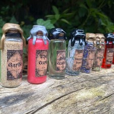MINI Vampire Decorative Potion Bottle Bookshelf Fantasy Halloween Decor