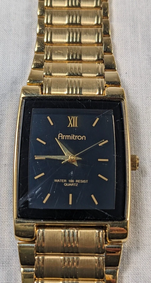 Reloj Pulsera Cuarzo Armitron Tono Dorado AL21E, Batería Nueva, Mantiene Bien el Tiempo Foto 3 de 4