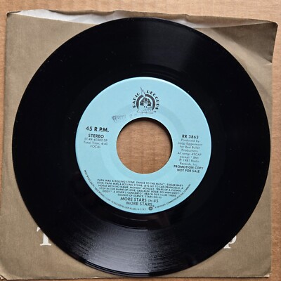 MORE STARS ON 45 Papa Was A Rolling Stone 45 7'' POP ROCK Record Vinyl Records