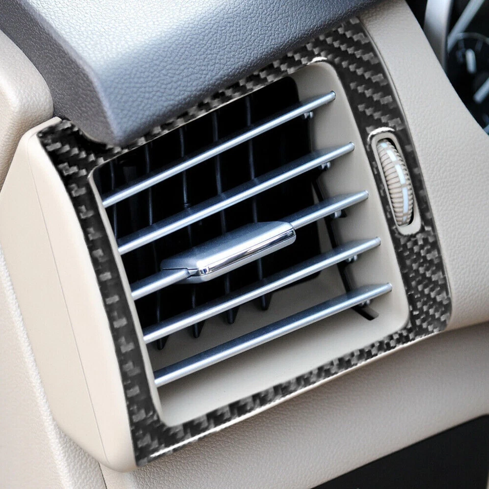 Cubierta de ventilación lateral interior de fibra de carbono 2 piezas para Mercedes-Benz R320/350 Foto 4 de 4