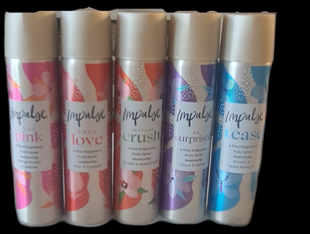 Throwback Impulse Spray 90s Vintage Ladies BODY SPRAY Lot Of So