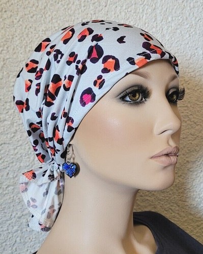 Bequeme Chemo MÜTZE KOPFTUCH STRETCH BANDANA ohne Binden Tuch CHEMOMÜTZE Linda - Bild 16 von 123