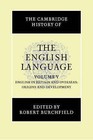 The Cambridge History of the English Language by Cambridge University Press (Hardback, 1994)