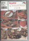 Simplicity 9979 Christmas Club Holiday Home Decor Sewing Pattern Uncut 2001