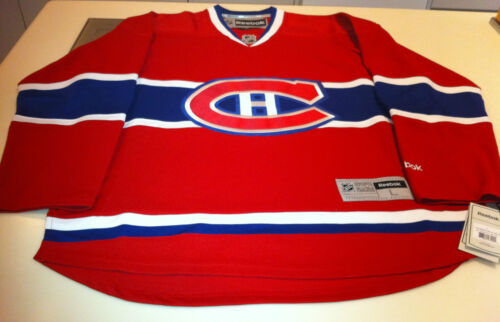 Montreal Canadiens Red Home Jersey NHL Hockey Reebok NWT Adult M Premier Habs - Picture 1 of 4