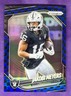 2025 Panini Prizm Jakobi Meyers Black & Blue Checker Raiders