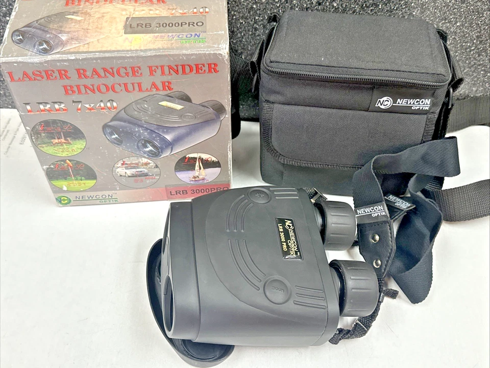 Binóculo telêmetro a laser Newcon Optik LRB 3000 Pro 7x40 com detecção de velocidade - Imagem 2 de 4