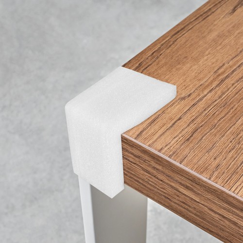 Protector lateral para muebles de 12 piezas ángulo recto protectores de esquina para bebés seguridad para niños - Imagen 3 de 12