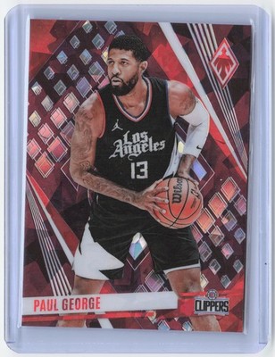 2023-24 Panini Phoenix #202 Paul George Phoenix Maroon Ice #/275