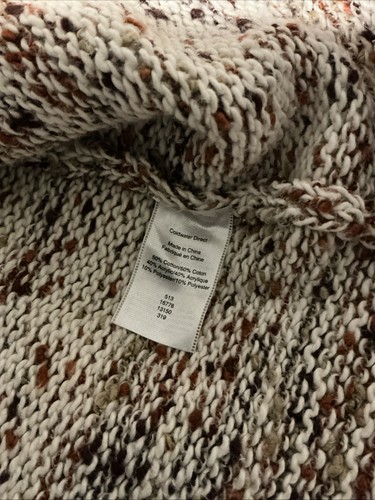 Coldwater Creek cremefarben bunt Strickjacke Pullover vorne offen PM - Bild 12 von 15