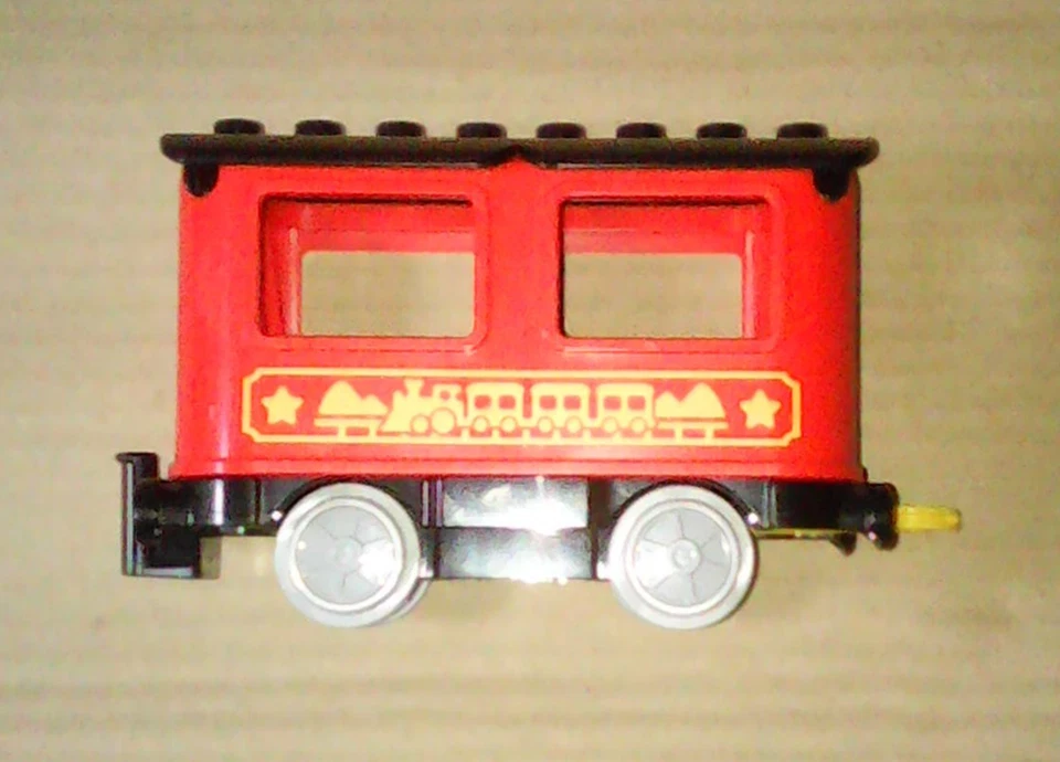 lot rails lego duplo + wagon - Photo 2/3