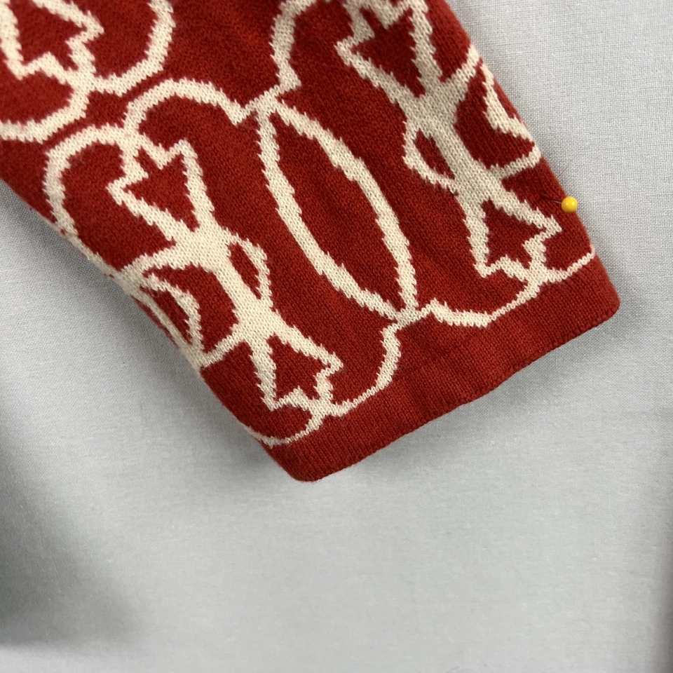 Cardigã THML frente aberta cachoeira tamanho grande espanador asteca preto marfim - Imagem 2 de 4