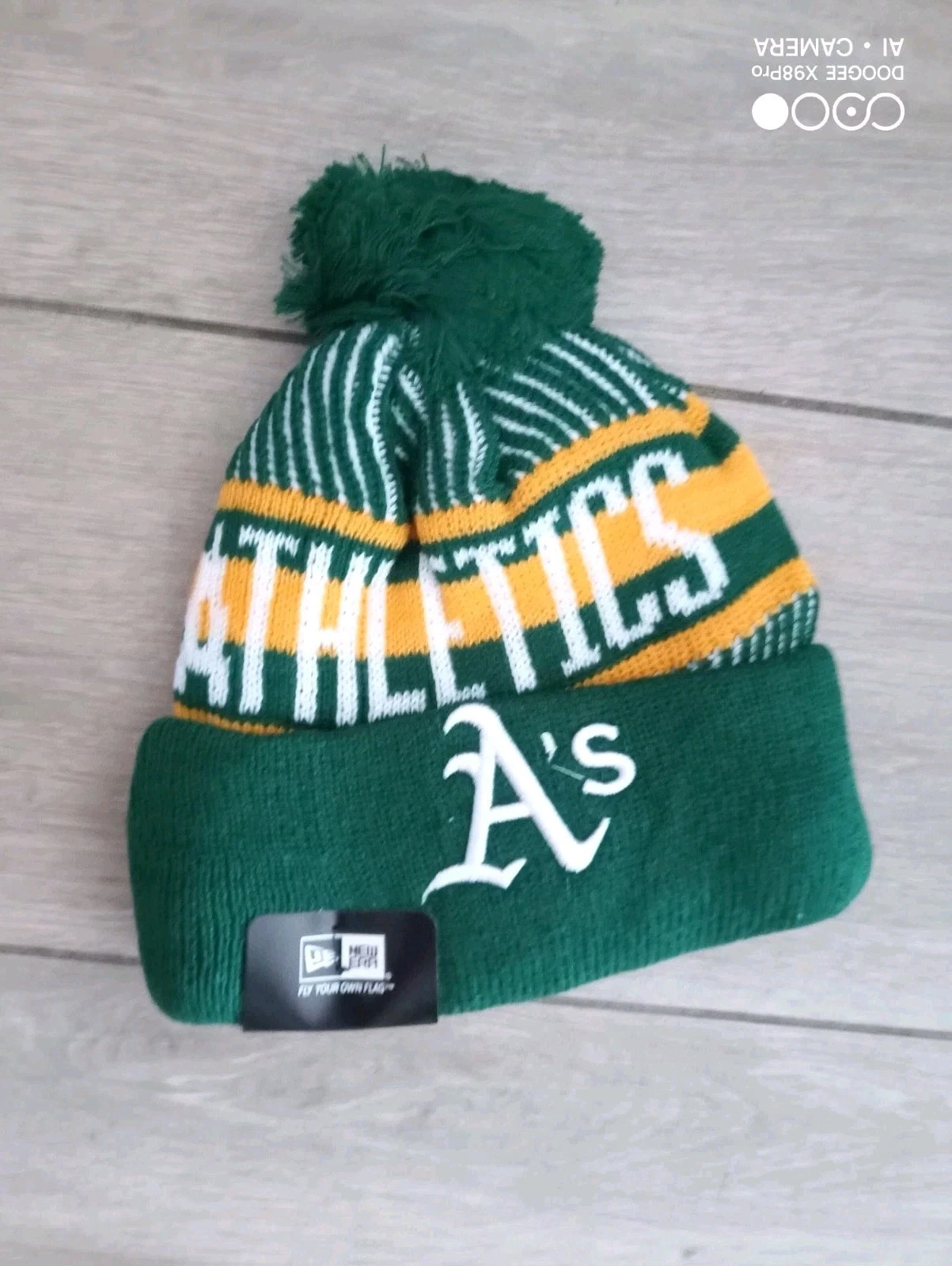 Oakland Athletics MLB Bobble Hat Multicoloured. New With Tag Still On