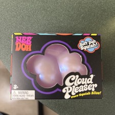 Nee Doh Cloud Pleaser Soft Doh Squish Squeeze Toy, Purple, Ages 3-4