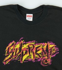 Supreme Scratch T-Shirt Mens Size Large L Short Sleeve Crew Logo Graphic Tee USA