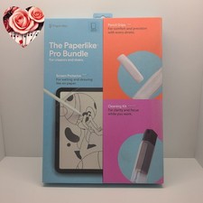 Paperlike Pro Bundle iPad Screen Protector Pencil Grips Cleaning Kit NEW 11 10.9