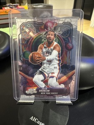 2025-26 Topps Chrome Cosmic - Jalen Brunson #PRP-4 Propulsion New York Knicks