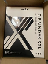 VaultX SV10.5 XXL 16 Pocket Binder Pokemon Black Bolt & White Flare New Sealed