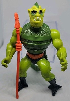 WHIPLASH Vintage Motu Masters Of The Universe He-Man Action Figure Complete TOY