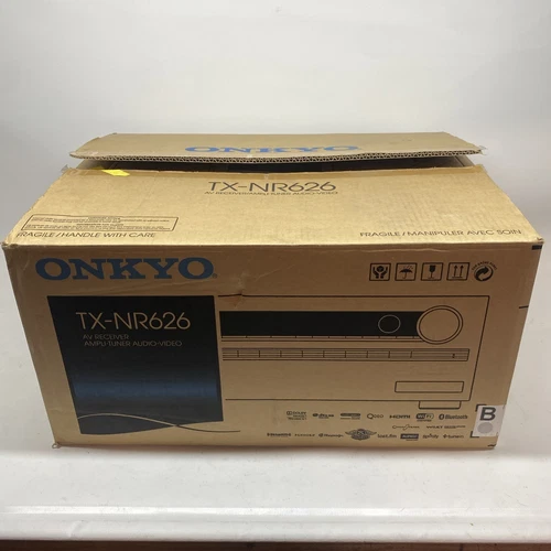 Onkyo TX-NR626 AV Receiver 7.2   4K HDMI Dolby Bluetooth  Mint Condition