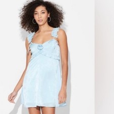 NWT - Wild Fable, Light blue strapless dress Size Large