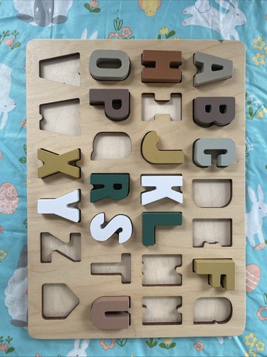 Toy Alphabet Peg Puzzle - 28pc - Hearth & Hand with Magnolia - Picture 3 of 12