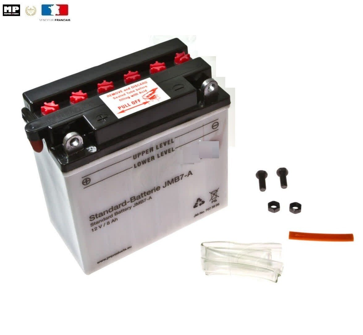 Batterie BB7-A Gilera Typhoon 125 1995-2001 accumulateur 12V scooter