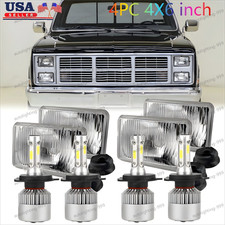 4x 4x6 Led Headlights For Gmc C1500 2500 3500 K1500 K2500 K3500 1982-1986 Truck 4x 4x6 Led Headlights For Gmc C1500 2500 3500 K1500 K2500 K3500 1982-1986 Truck