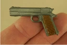 Vintage 1964 Hasbro GI Joe #7517 Command Post .45 Pistol Coarse Grip C8