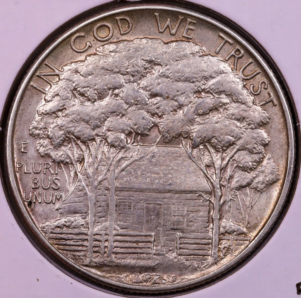 1922-P Grant Commemorative Half Dollar AU ***RARE ORIGINAL COIN*** - Image 2 of 2