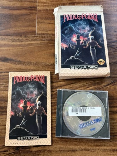 Prince Of Persia (Sega CD, 1992) CIB With Box Manual Disc And Registration