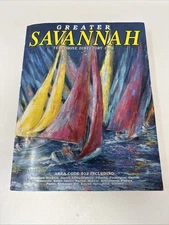 1996 Greater Savannah Telephone Directory – Area Code 912 Phone Book