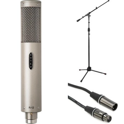 Royer R-12 Active Ribbon Microphone with Stand and Cable