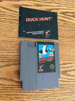 Nintendo NES Authentic Duck Hunt Cart & Manual