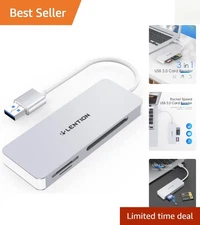 Compact USB 3.0 Card Reader for Multiple Formats - Ideal for Windows, Mac & More