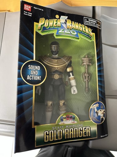 Power Rangers Zeo Ranger Staff Whirling - Gold Ranger