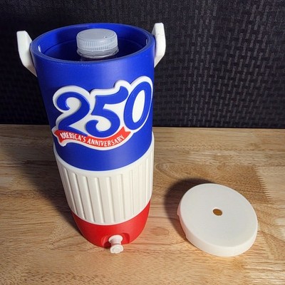 USA 250th Anniversary Cooler Holder, 12oz can or 20oz Bottle, 3D Printed Items