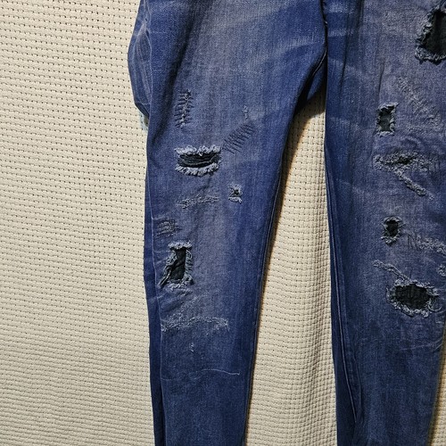 PRPS Slim Distressed Denim Jeans Men’s Sz 32 X 31 Blue - Foto 11 di 19