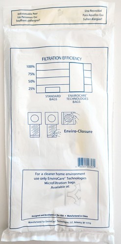 Hoover Type SR Vacuum Bags Lot Of 3 NEW Micro Filtration 325 Envirocare BAGS1 - Picture 3 of 3