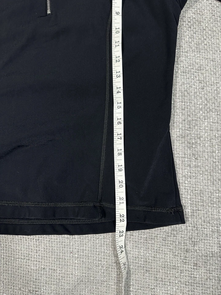 Top Nils Sportswear para mujer grande 1/4 cremallera pulóver negro forrado de lana esquí Foto 4 de 4