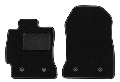 Fußmatten Automatten Vorne Velours Schwarz für Subaru BRZ 2011-