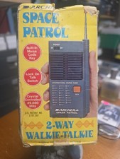 Vintage Archer Space Patrol 2-Way Walkie-Talkie 60-4001 W/Box Manual