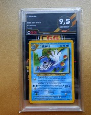 pokemon carte TETARTE  44/75 ed. 2001  Wizards  neo  discovery gradée 9.5  mint