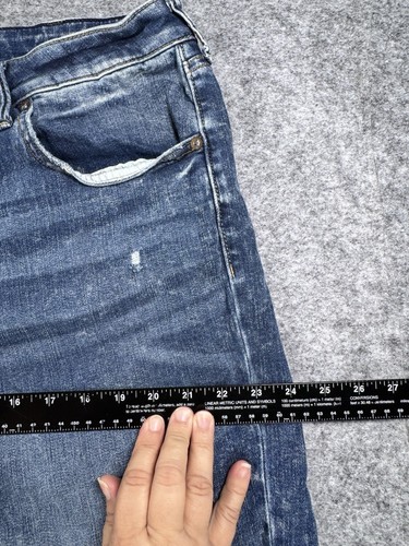 American Eagle Jeans Mens 40x32 Next Level Air Flex Slim Stretch Denim Pants Y2K - Picture 12 of 18