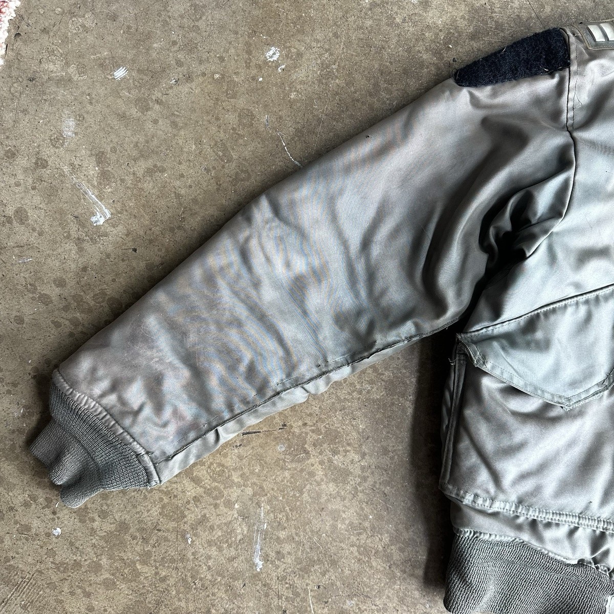 Vintage US Military CWU-45/P Nomex Scovill Zip Flight Jacket W